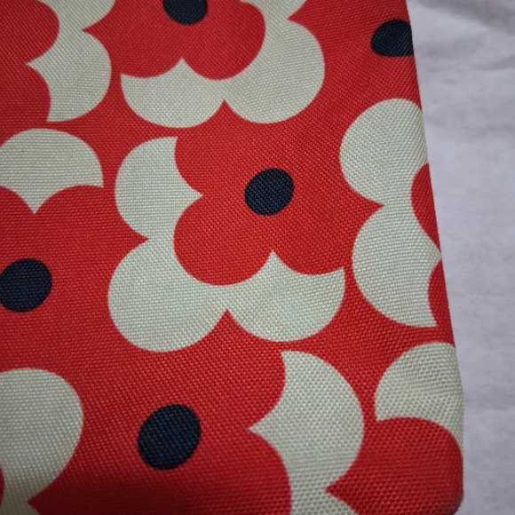 Orla Kiely Floral Red and White Crossbody Bag - Picture 12 of 16